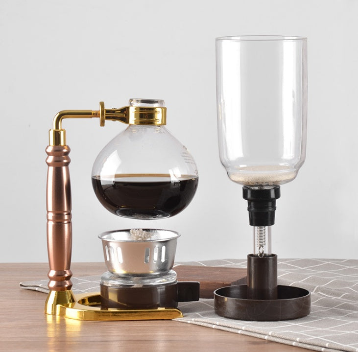 Siphon Coffee Maker Tea Pot Vacuum Coffeemaker Glass Machine